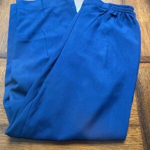 Ladies navy blue polyester/rayon size 14 trousers